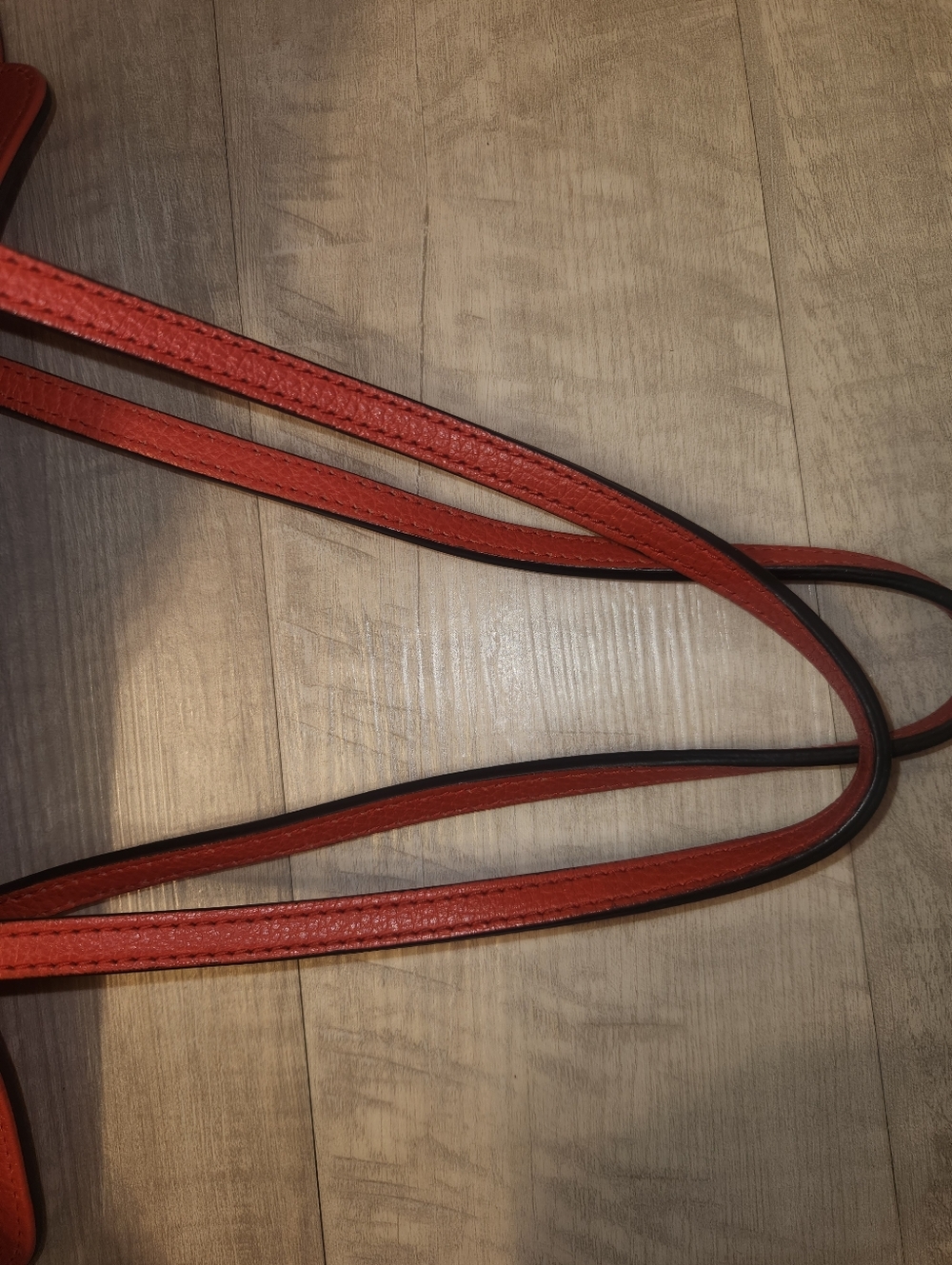 Gucci Red/Orange Leather Tote Bag - Picture 11 of 14